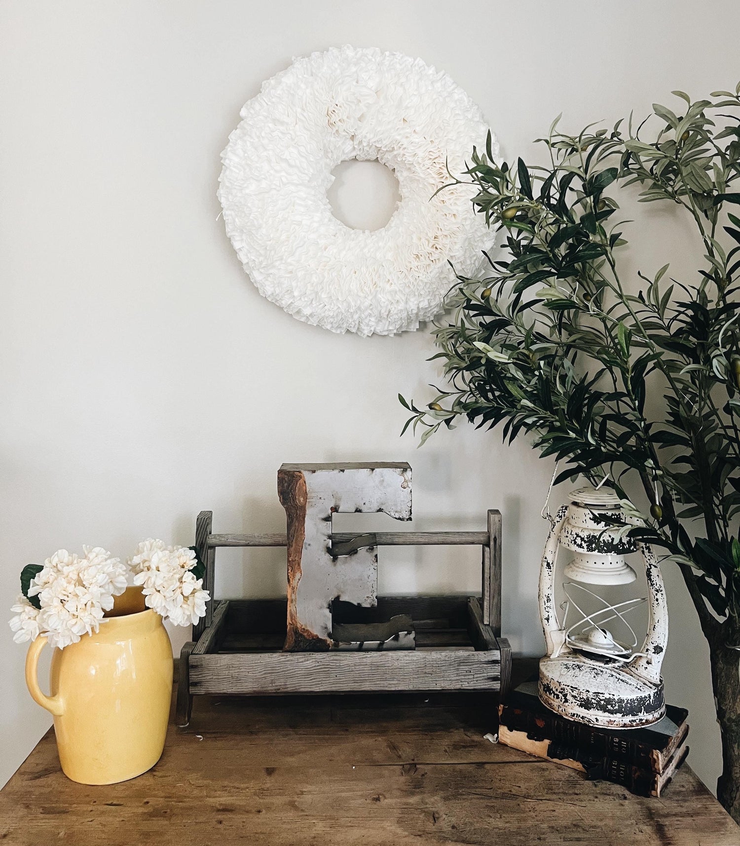 Coffee Filter Wreaths